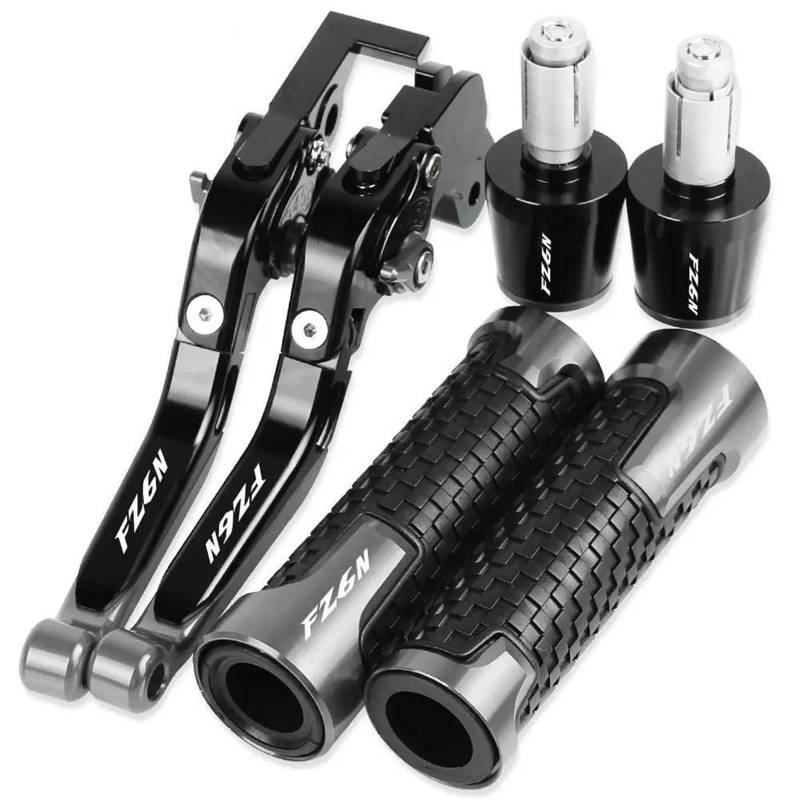Für YAM&AHA FZ6N 2010 2009 2008 2007 2006 2005 2004 Motorradbremsen Spurstange Bremskupplungshebel Lenker Handgriffe Endet FZ6 N Kupplungshebel Bremshebel(J) von SCZMBLTLNV