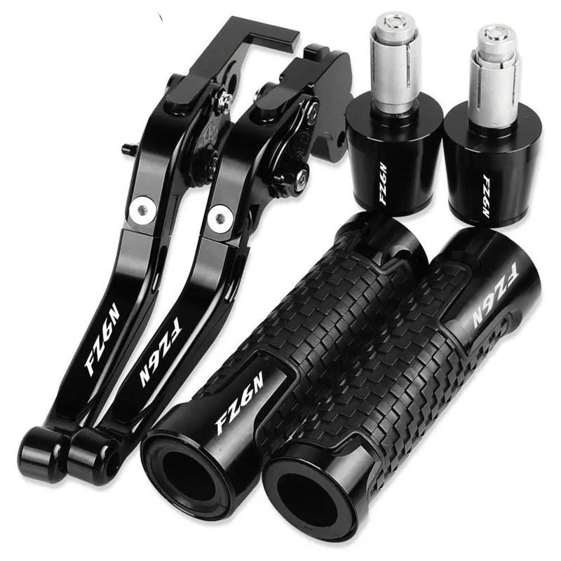 Für YAM&AHA FZ6N 2010 2009 2008 2007 2006 2005 2004 Motorradbremsen Spurstange Bremskupplungshebel Lenker Handgriffe Endet FZ6 N Kupplungshebel Bremshebel(K) von SCZMBLTLNV
