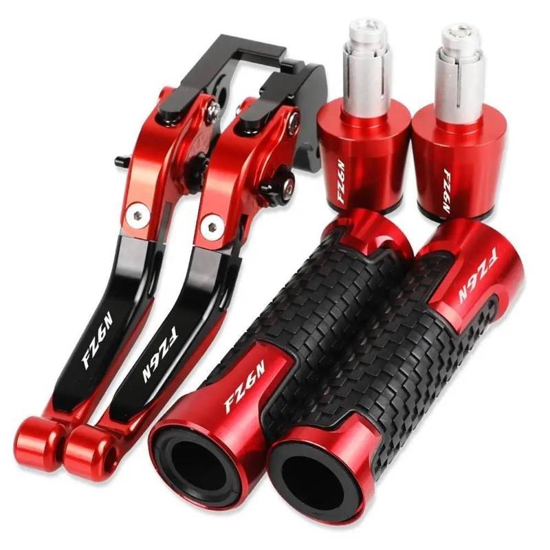Für YAM&AHA FZ6N 2010 2009 2008 2007 2006 2005 2004 Motorradbremsen Spurstange Bremskupplungshebel Lenker Handgriffe Endet FZ6 N Kupplungshebel Bremshebel(N) von SCZMBLTLNV