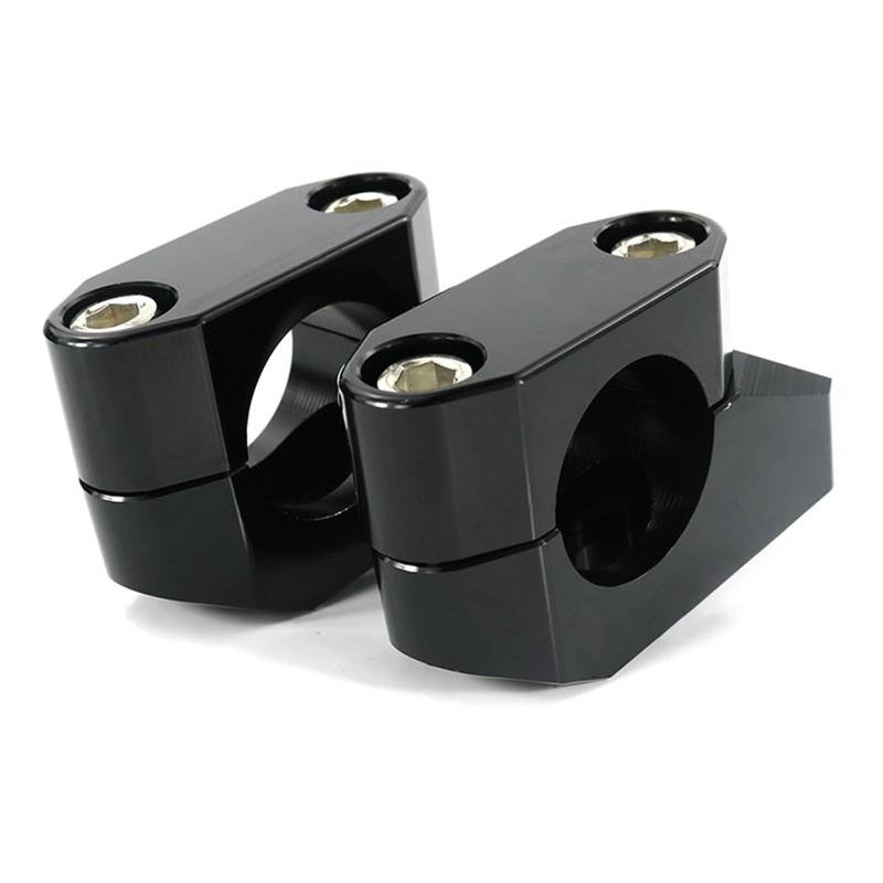 Lenker Riser Spacer Kit 28 Mm 1 1/8 Zoll Nach Oben Verschobene Montage-Riser Fat Bar CNC-Offset-Lenker-Riser Für CB1000R 2018–2021 Lenkererhöhungen(Black) von SCZMBLTLNV