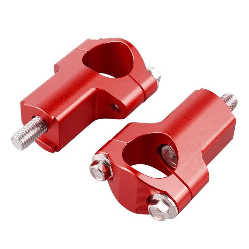 Lenker Riser Spacer Kit 52MM Lenker Riser Lenker Klemme Für EXC 300 2005-2023 Für SXF XC XCF SX 125 150 200 250 300 350 450 500 530 XCW EXC EXCF Lenkererhöhungen(Red) von SCZMBLTLNV