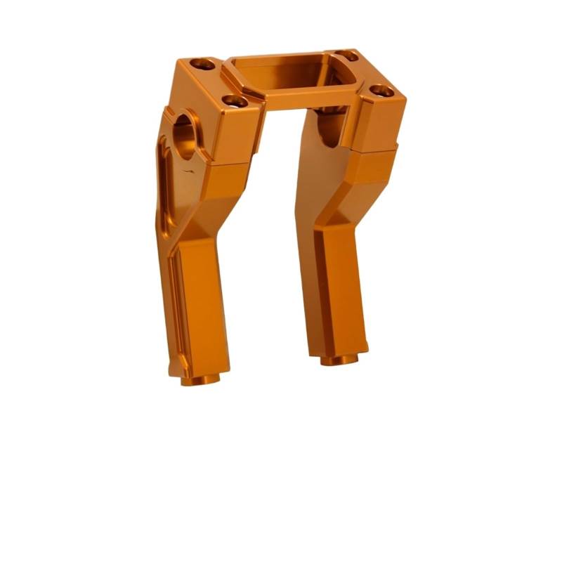 Lenker Riser Spacer Kit 6'' 8'' 10'' Motorrad Griff Bar Riser Clamp Lenker Steigleitungen Für Softail Sport Glide Street Bob/FXBB/FXLRST/FXST 18- Lenkererhöhungen(Orange,6inch) von SCZMBLTLNV