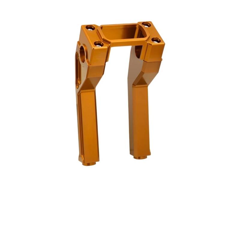 Lenker Riser Spacer Kit 8'' Motorrad Lenker Riser 25mm Klemme Lenker Riser Für Softail Standard Street Bob FLSB/FXBB/FXST 2018-2024 Lenkererhöhungen(Orange) von SCZMBLTLNV