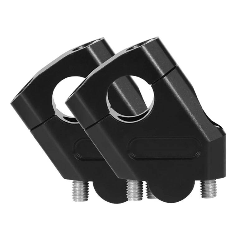 Lenker Riser Spacer Kit Aluminium Motorrad Lenker Erhöhung Riser Bar Clamp Mount Fit Für F850GS Für F850 GS Für F 850GS 2018-2022 2021 Lenkererhöhungen(28mm Black) von SCZMBLTLNV