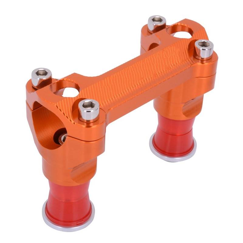 Lenker Riser Spacer Kit CNC Aluminium Motorrad Lenker Riser Clamp Für SX SXF Factory Edition XCF XC 125 150 250 300 350 450 FC TC FX TX Lenkererhöhungen(Orange) von SCZMBLTLNV