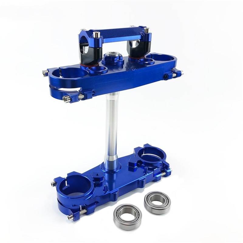 Lenker Riser Spacer Kit CNC Motorrad Gabelschaftrohr Gabelbrücke Lenker Riser Lager Montage Für YZ250F 18-20 Off-Road Motocross Bike Lenkererhöhungen von SCZMBLTLNV