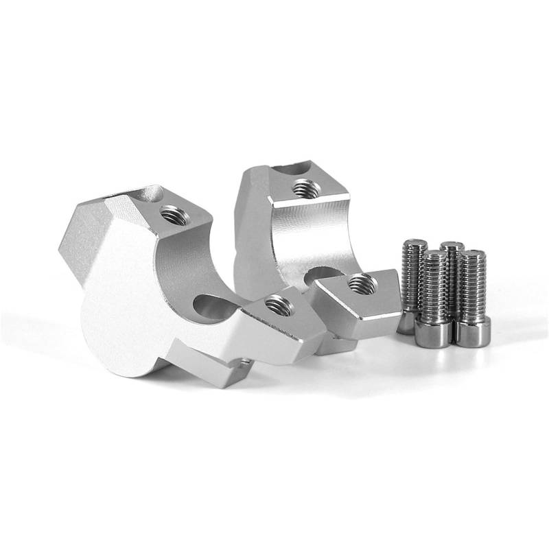 Lenker Riser Spacer Kit Für X-ADV 750 XADV750 Für ADV 150 Für ADV150 2017-2023 Motorrad Lenker Riser Drag Griff Bar Clamp Verlängern Adapter Lenkererhöhungen(Silver) von SCZMBLTLNV