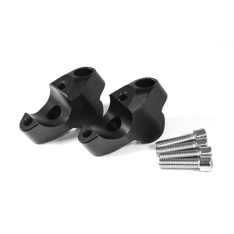 Lenker Riser Spacer Kit Griff Bar Riser Clamp Verlängern Lenker Adapter Halterung Motorrad Zubehör Für 300 350 450 EXC F TPI Für 690 SMC R & Enduro R Lenkererhöhungen(Black) von SCZMBLTLNV