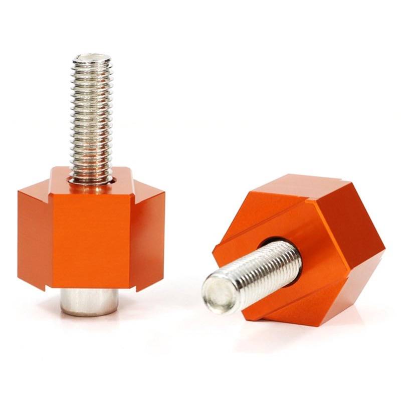 Lenker Riser Spacer Kit Lenker Bar Mount Riser CNC Billet Aluminium Lenker Riser Für 390 Abenteuer Für 390ADV 2019 2020 2021 Lenkererhöhungen(Orange) von SCZMBLTLNV