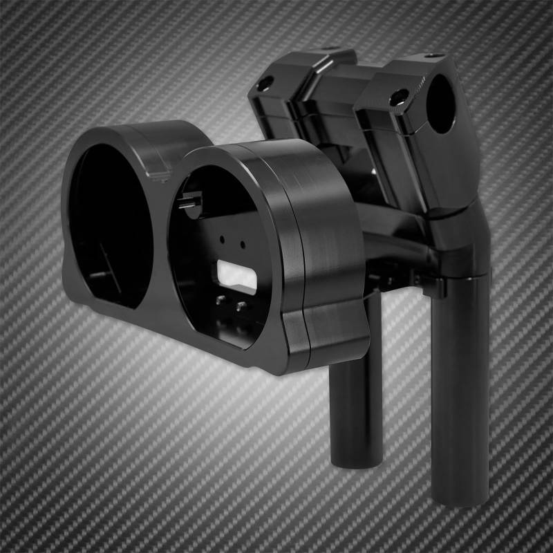 Lenker Riser Spacer Kit Motorrad Clamp Riser Einstellbare Lenker Halterung Instrument Unterstützung Steuer Rohre Für Touring Road Glide FLTRX 2015-2023 Lenkererhöhungen(Black) von SCZMBLTLNV