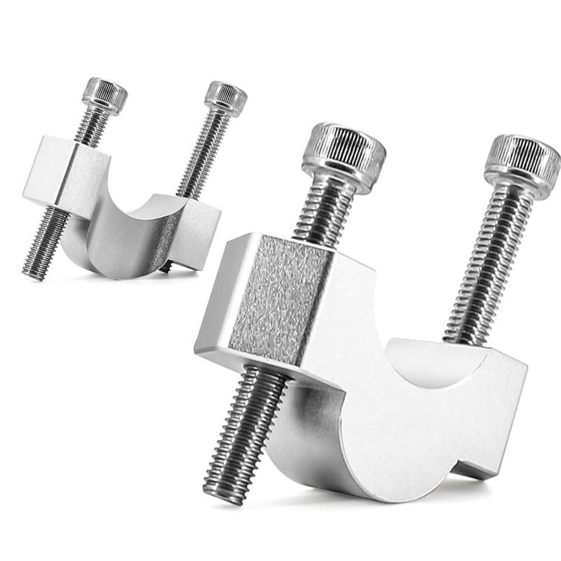 Lenker Riser Spacer Kit Motorrad Lenker Riser 28MM Drag Griff Bar Clamp Verlängern Adapter Für F900R Für F900XR Für F 900 F900 R XR Lenkererhöhungen(Silver) von SCZMBLTLNV