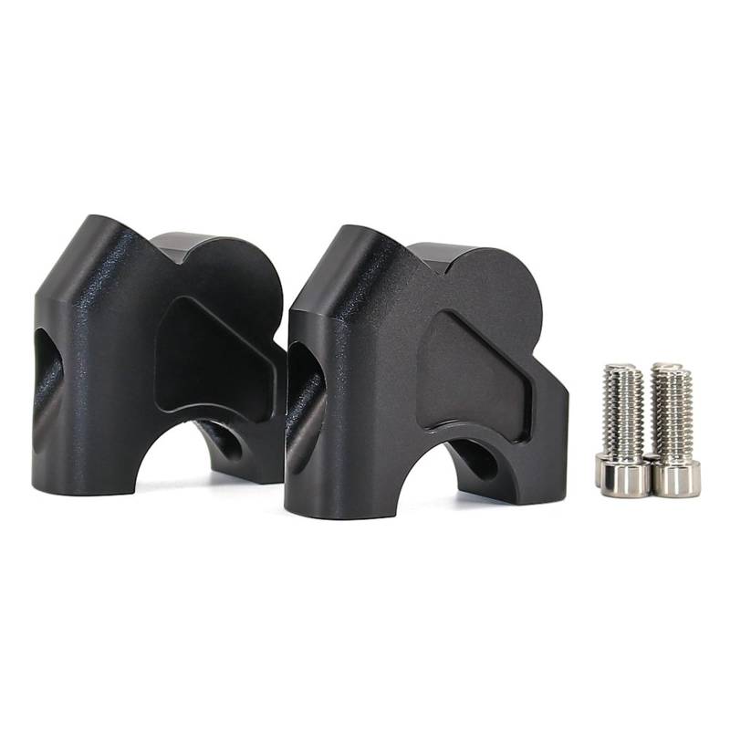 Lenker Riser Spacer Kit Motorrad Lenker Riser Drag Griff Bar Clamp Verlängern Adapter Für CB500X Für CB500F 2019-2020 Für CB400X Für CB400F 2021 Lenkererhöhungen(Black) von SCZMBLTLNV