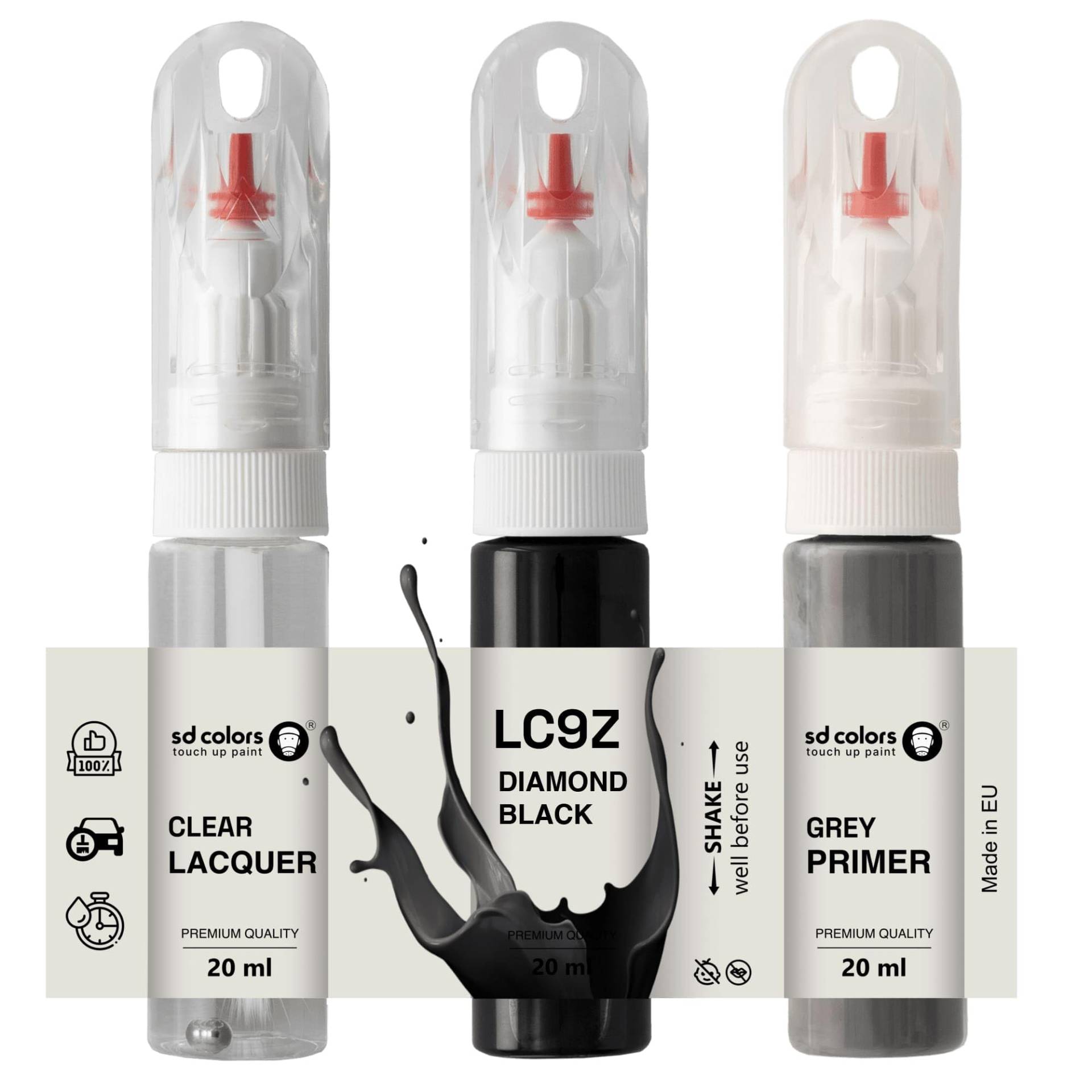 SD COLORS Black Magic LC9Z C9Z Z4 Ausbesserungslack mit Pinsel, 20 ML SD COLORS Black Magic LC9Z C9Z Z4 Ausbesserungslack mit Pinsel, 20 ML von SD COLORS