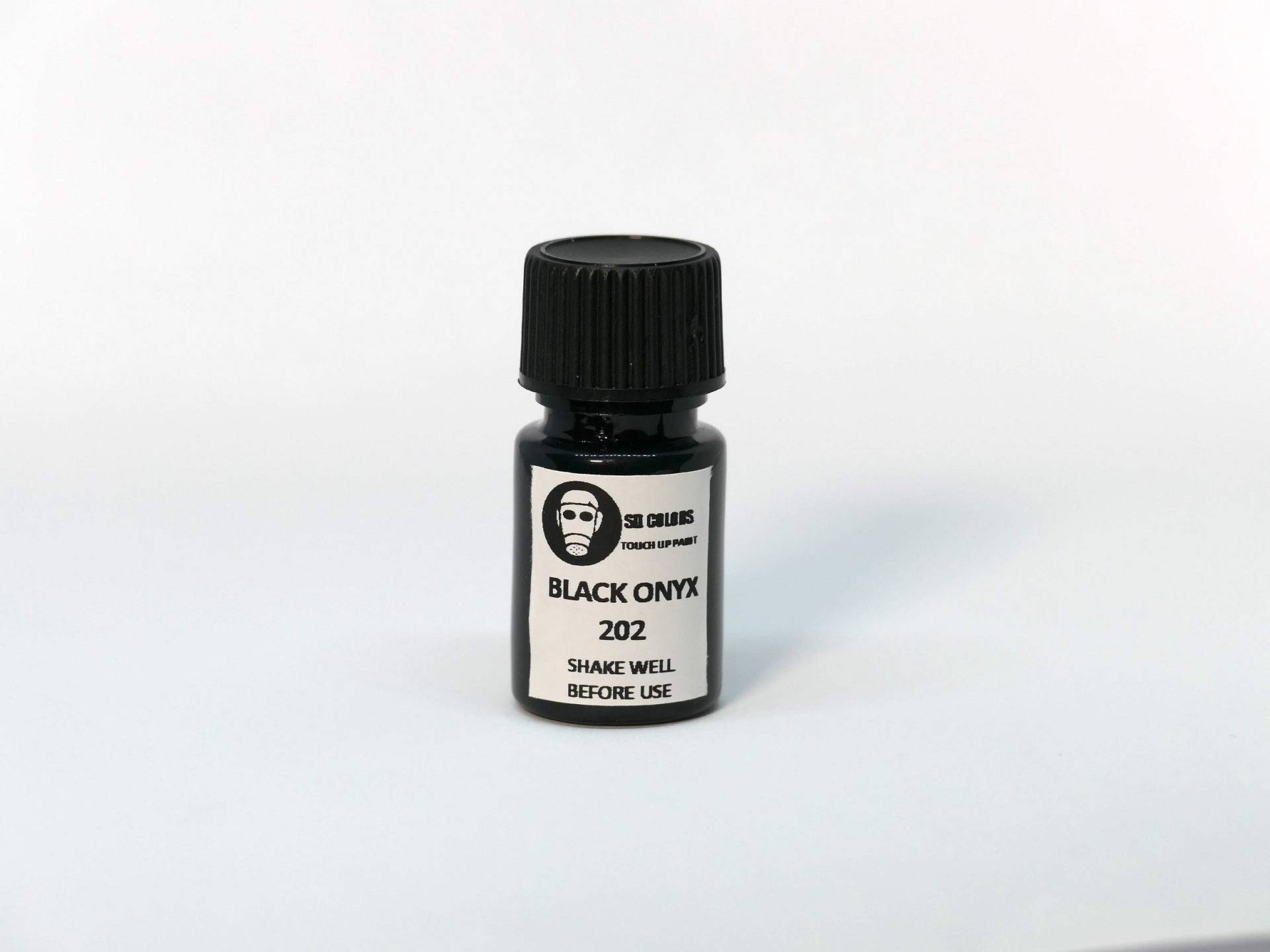 SD COLORS Black Onyx 202 Ausbesserungslack, 5 ml, Reparatur-Pinsel, Farbcode 202 Black Onyx (Just Paint) von SD COLORS