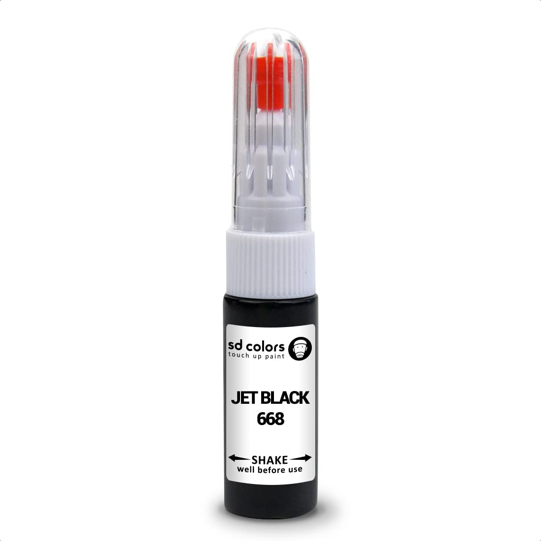 SD COLORS Jet Black 668 Reparaturset für BMW New Ausbesserungslacke, 20 ML, für Kratzer, Chips, Pinsel, Farbcode 668 Jet Black SD COLORS Jet Black 668 Reparaturset für BMW New Ausbesserungslacke, 20 ML, für Kratzer, Chips, Pinsel, Farbcode 668 Jet Black von SD COLORS