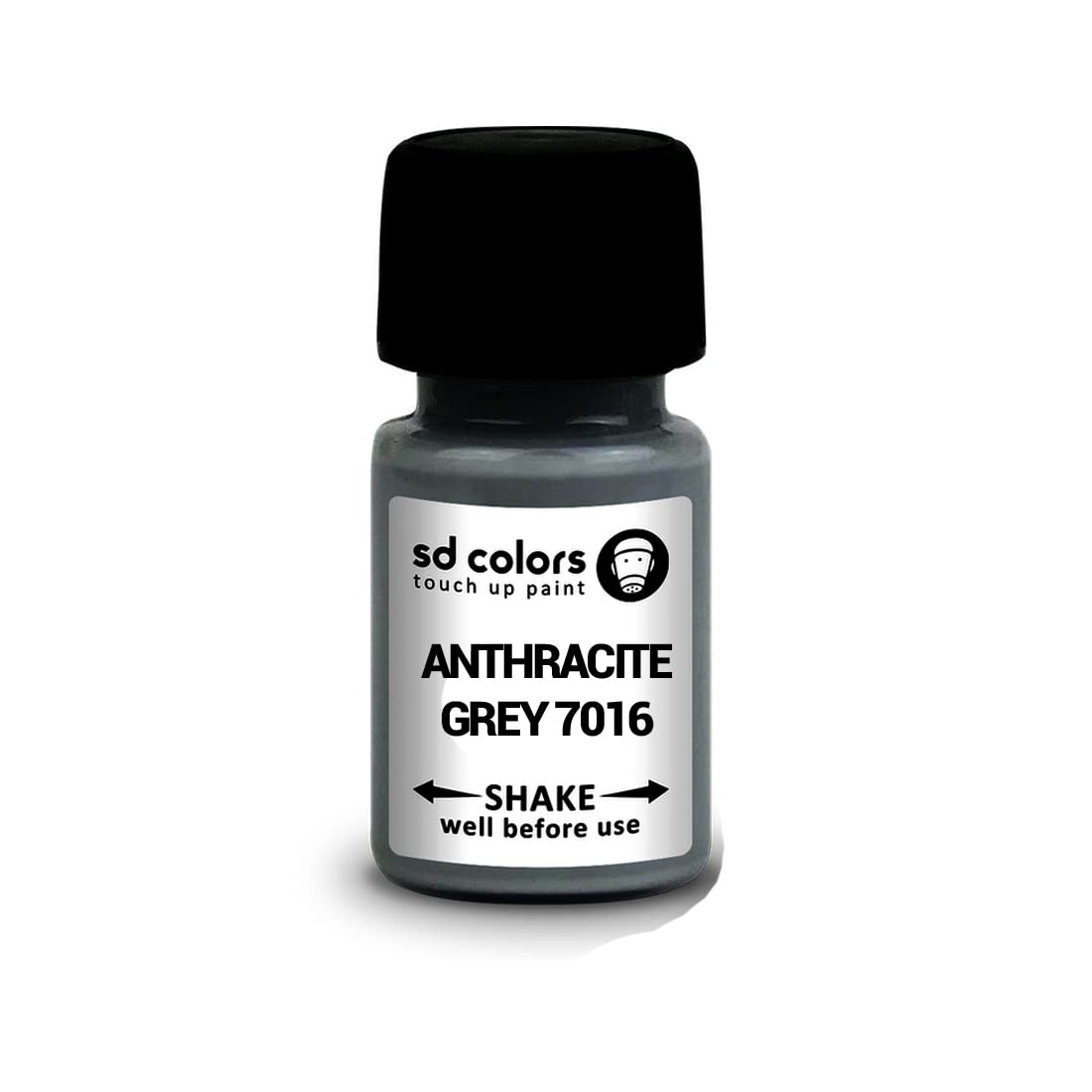 SD COLORS LACKSTIFT RAL 7016 ANTHRAZITGRAU Ausbesserungslack, 8 ml Farbe Holz Metall Möbel Auto Bad Retuschierlack von SD COLORS