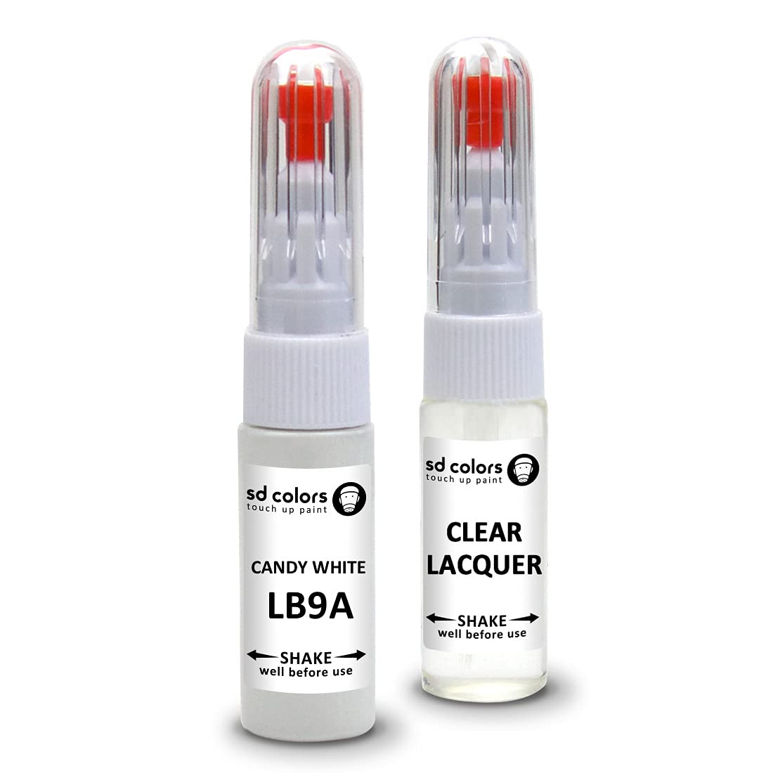 SD COLORS Lackstift LB9A, kompatibel mit VW/Audi, Reparaturset, 20 ML, für Kratzer, Chips, Pinsel (Farbe und Lack) von SD COLORS