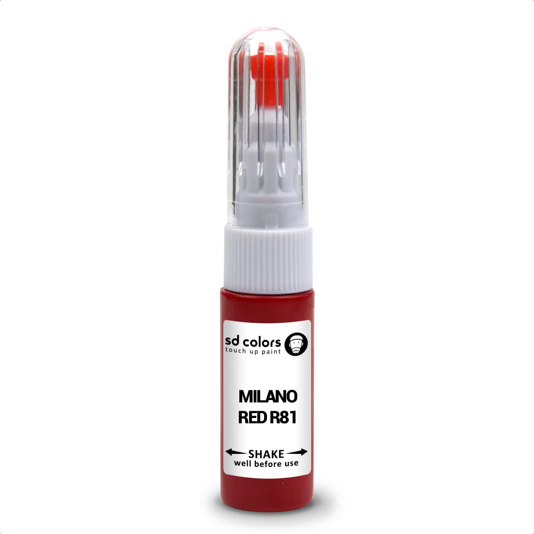 SD COLORS Milano Red R81 Reparaturset, kompatibel mit Honda Reparaturstift, 20 ML, für Kratzer, Chip, Farbcode R81 Milano-Rot SD COLORS Milano Red R81 Reparaturset, kompatibel mit Honda Reparaturstift, 20 ML, für Kratzer, Chip, Farbcode R81 Milano-Rot von SD COLORS