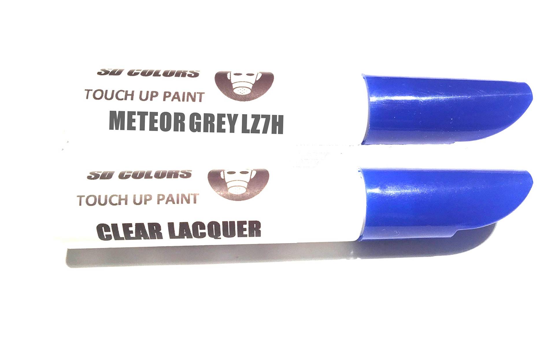SD COLORS Neue Ausbesserungsfarbe Meteor GRAU LZ7H Reparatur KRATZEN 12ml FARBCODE LZ7H (Farbe+KLARLACK) von SD COLORS