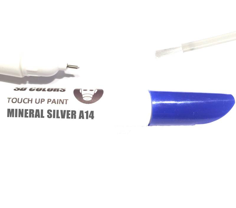 SD COLORS Neue Ausbesserungsfarbe Mineral Silber A14 Reparatur KRATZEN 12ml FARBCODE A14 (Farbe) von SD COLORS
