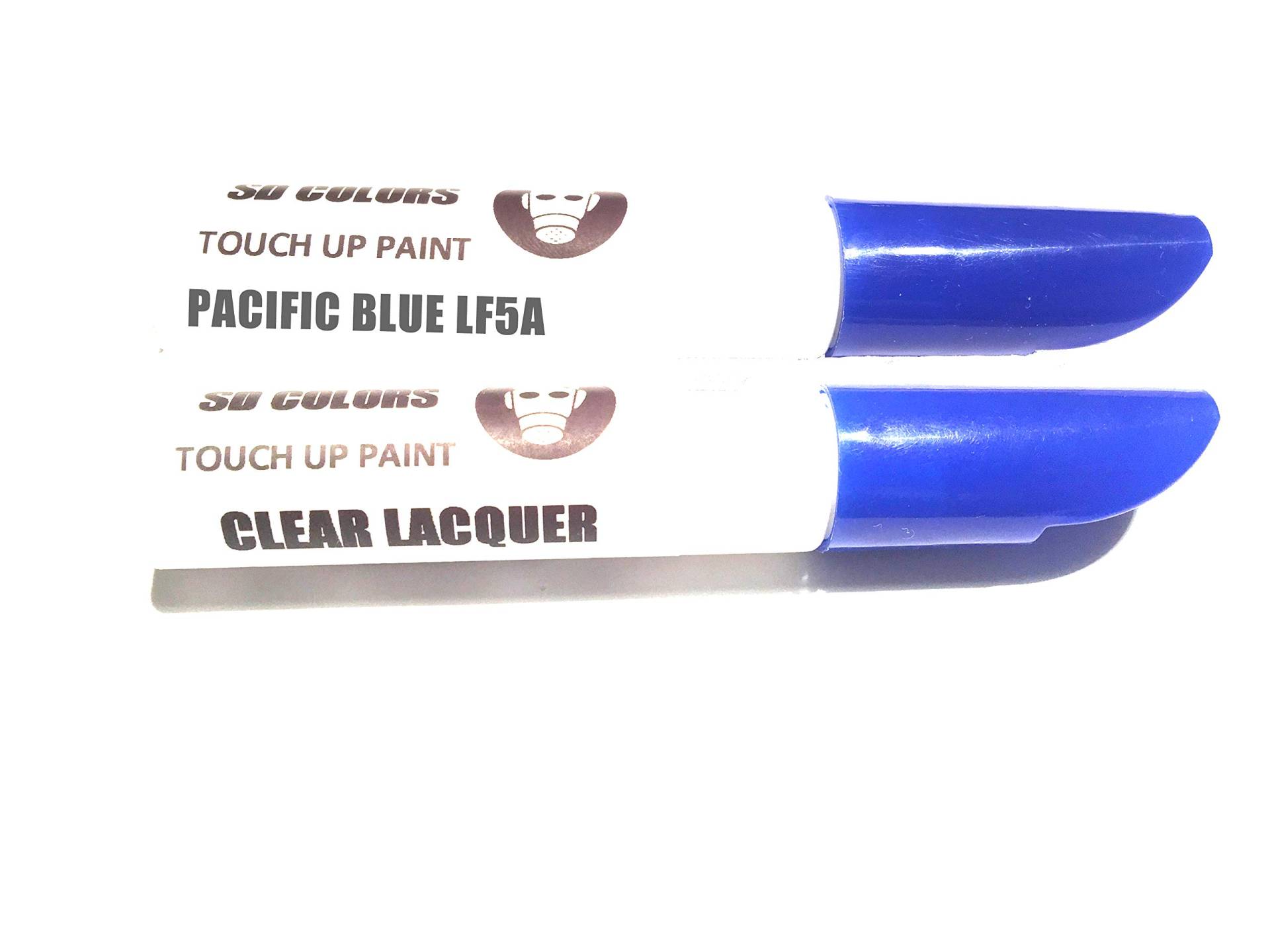 SD COLORS Pacific Blue LF5A Lackstift-Reparatur-Set, 12 ml, mit Pinsel, Farbcode LF5A Pacific Blue (Lack + Lack) von SD COLORS