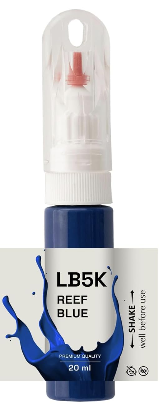 SD COLORS REEF BLUE LB5K 0A B5K Ausbesserungslack, 20 ML, praktischer Pinsel zur Reparatur von Kratzern (Farbe und Lack) von SD COLORS