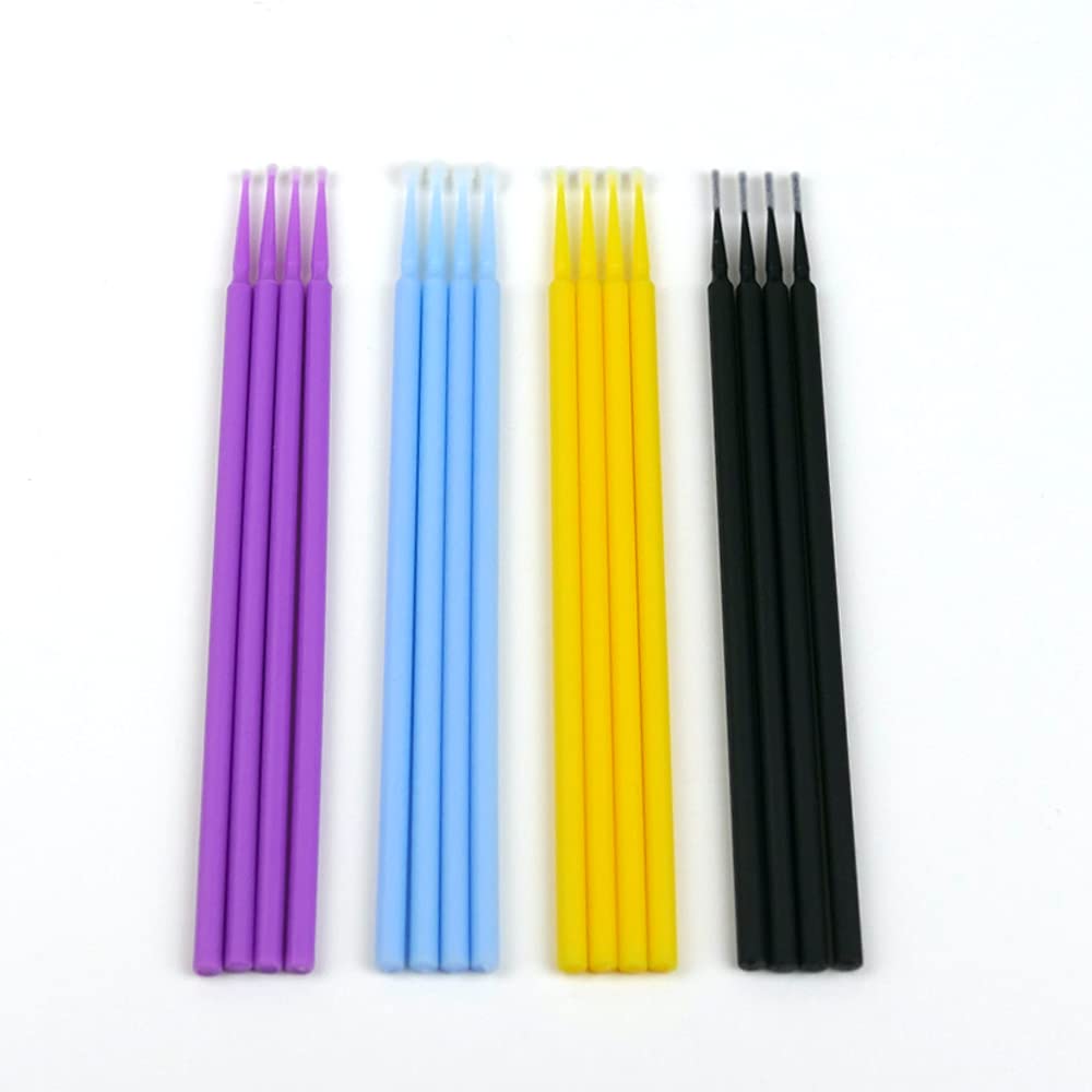 SD COLORS Sticks Swabs 16 Stück Auto-Lackier-Reparatur, für Kratzer, Steinschläge, Ausbesserungsstift, Mikro-Pinsel, 1,2 mm, 1,5 mm, 2,0 mm, 2,5 mm von SD COLORS