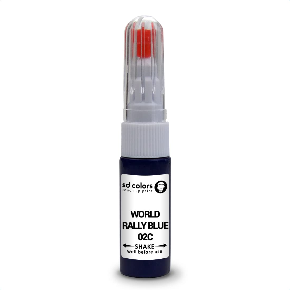 SD COLORS World Rally Blue 02C Reparaturset, kompatibel mit Subaru New Ausbesserungsstift, 20 ML, für Kratzer, Chip und Pinsel, Farbcode 02C World Rally Blue SD COLORS World Rally Blue 02C Reparaturset, kompatibel mit Subaru New Ausbesserungsstift, 20 ML, für Kratzer, Chip und Pinsel, Farbcode 02C World Rally Blue von SD COLORS