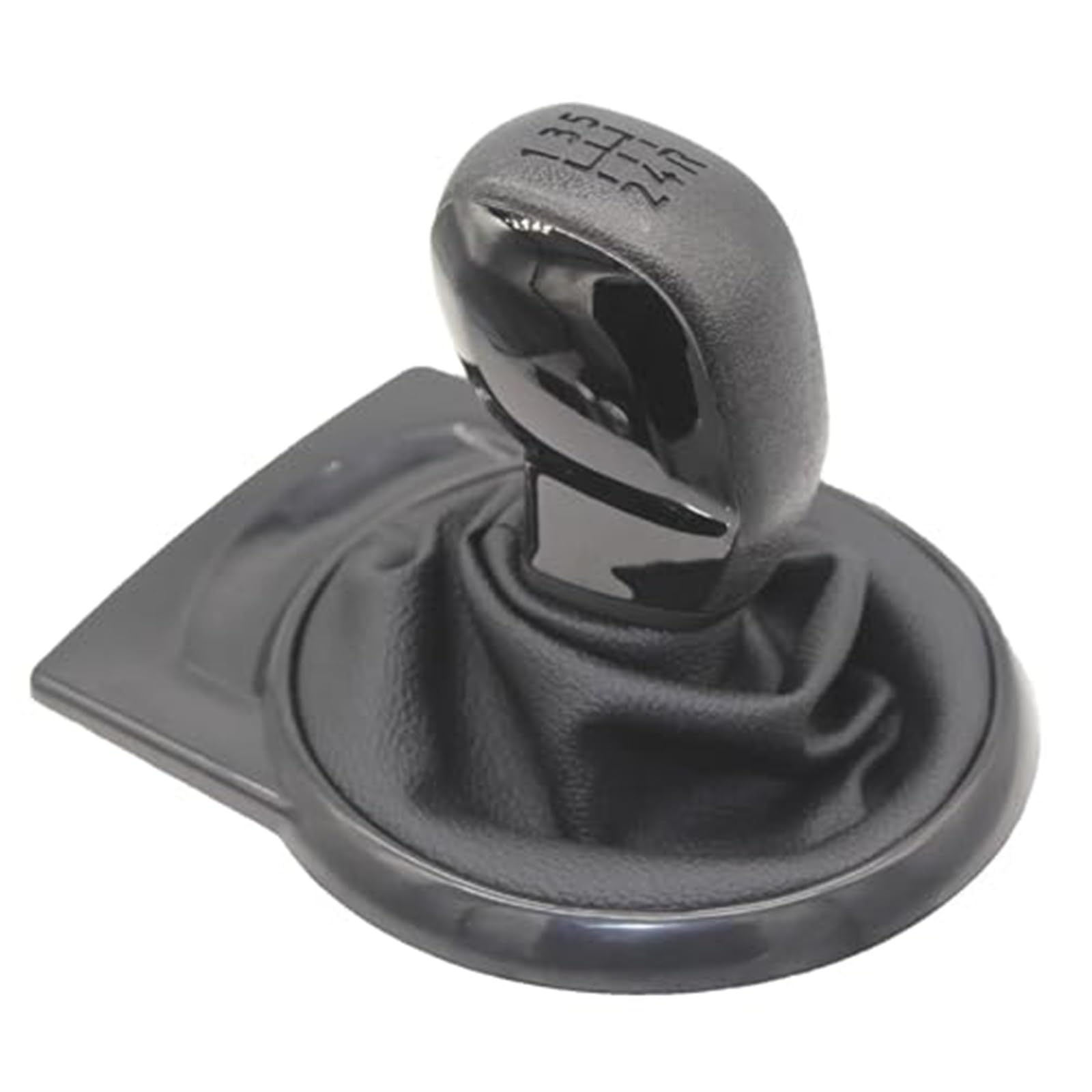 Auto Schalthebel Für Citroen Für C4 MK1 2004 2005 2006 2007 2008 Manueller Schaltknauf Schalthebelmanschette Gamasche Kofferraumabdeckung(‎Black) von SDCDKLPEPT