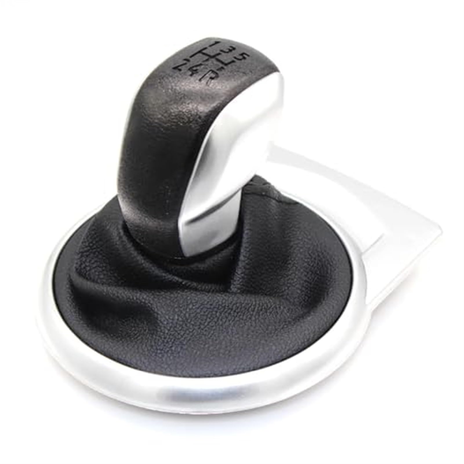 Auto Schalthebel Für Citroen Für C4 MK1 2004 2005 2006 2007 2008 Manueller Schaltknauf Schalthebelmanschette Gamasche Kofferraumabdeckung(‎Black Silver) von SDCDKLPEPT