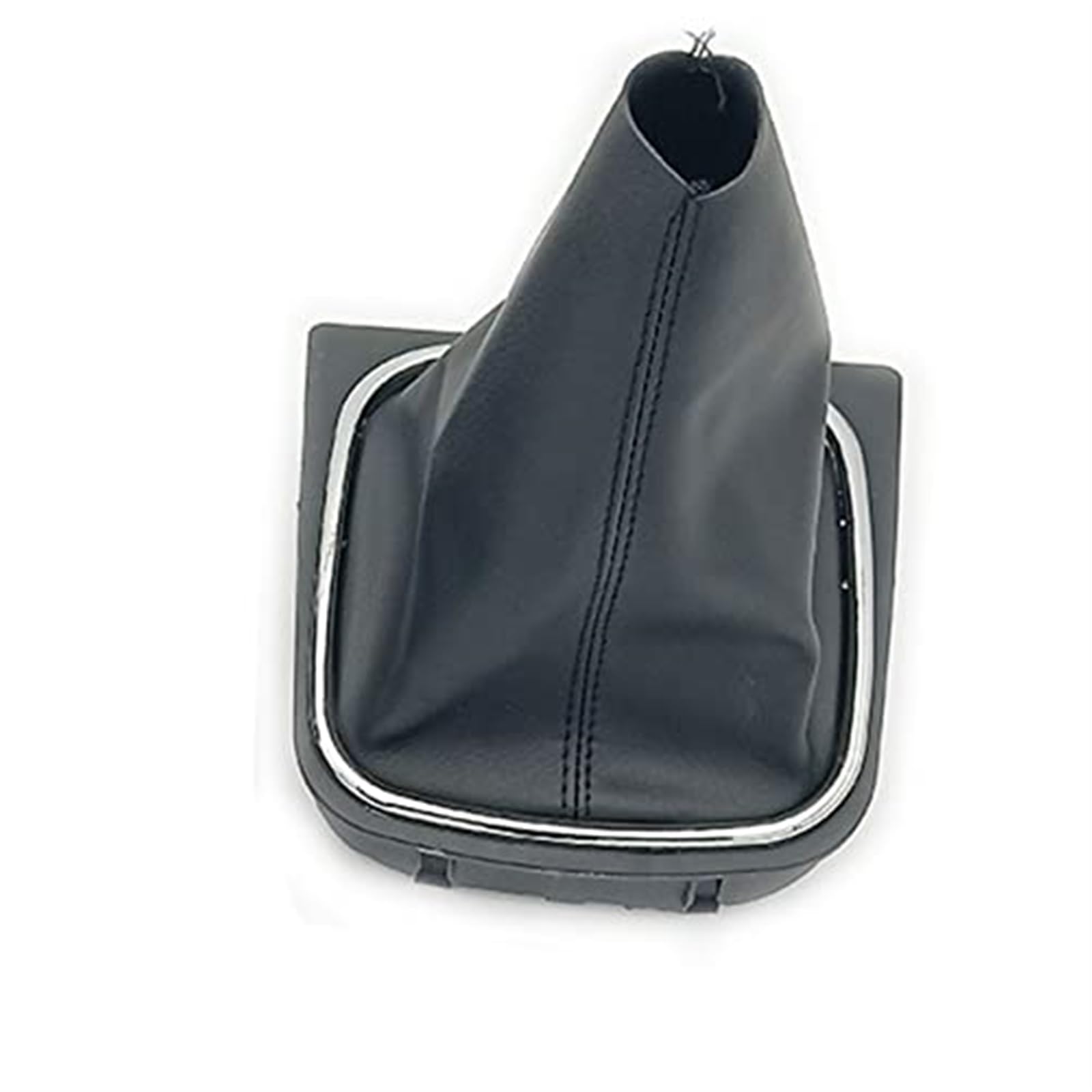 Auto Schalthebel Für VW für Golf 6 MK5 MK6 für Jetta 2005 2006 2007 2008-2014 Ledermanschette Schaltknauf Schalthebelmanschette 5/6-Gang-Schaltknauf 12 mm(‎Gear Boot Black Line) von SDCDKLPEPT