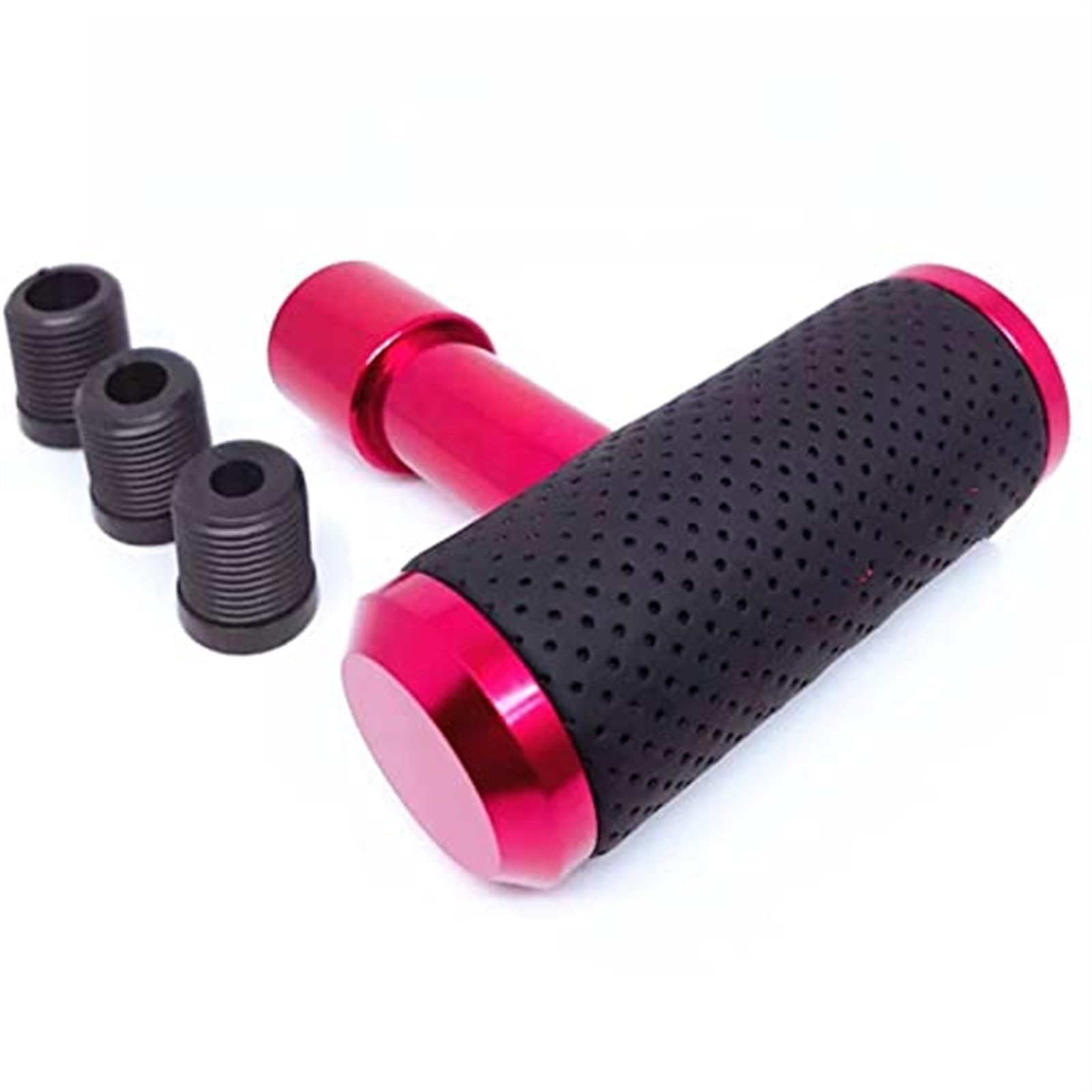 Auto Schalthebel Universal Auto Schaltknauf Lange Aluminium Manuelle Automatische Schaltung GearShifter Stick Hebel Stift at MT Auto Schaltknauf Kopf1(‎Red) von SDCDKLPEPT