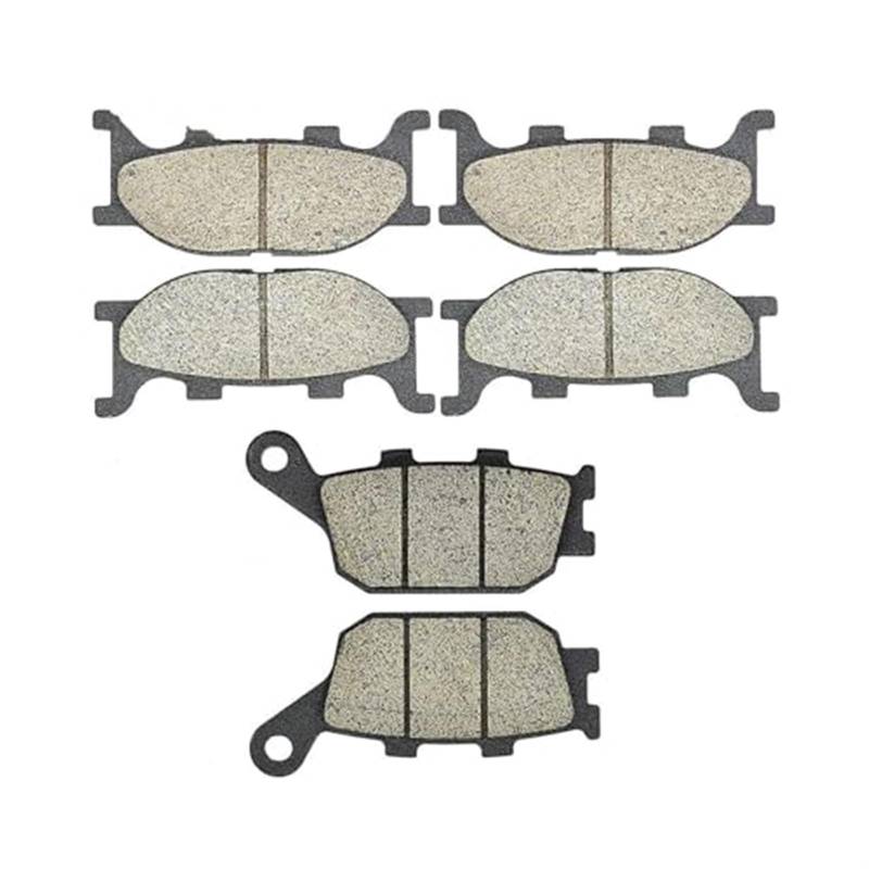 Für Diversion 600 13-15 Motorrad Vorne Hinten Bremsbeläge Für FZ6 FZ 6 Für Fazer 600 2 Kolben sattel 04-07 XJ6 XJ 6 SNF Motorrad Bremsbeläge(Front and Rear) von SDCDKLPEPT