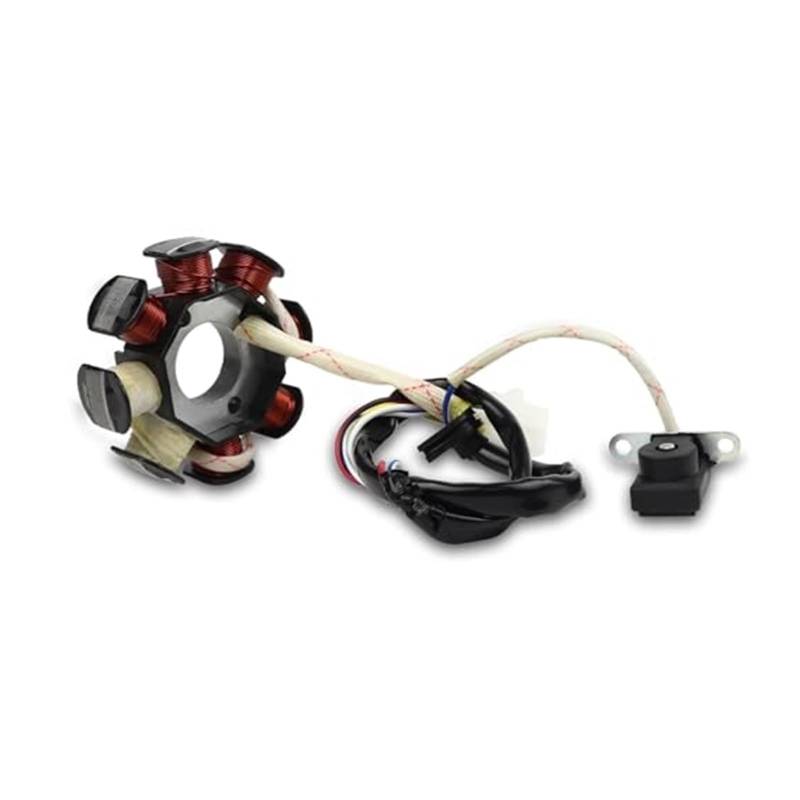 Für GY6 49cc 50cc 110cc 125cc 150cc 139QMB 147QMD 152QMI 157QMJ Roller Zündung Magneto Stator Spule Motorrad Stator Magneto 8 Spulen Ator Zündkerzenspule von SDCDKLPEPT