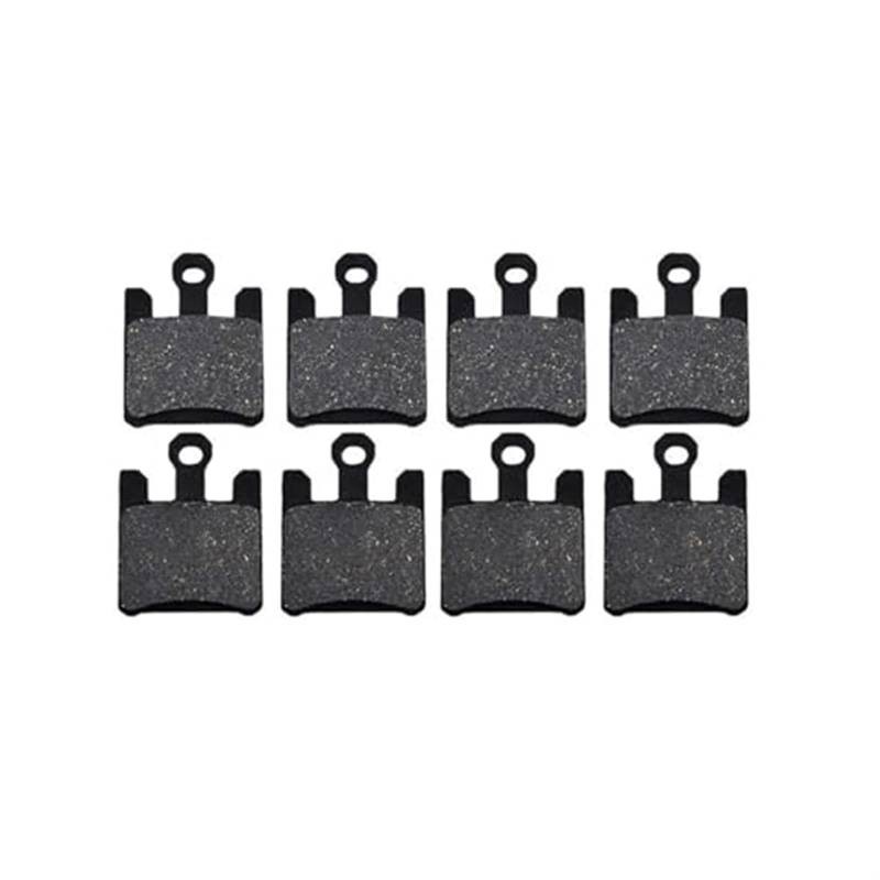 Für KAWASAKI ZX6R Für NINJA ZX636 ZX 636 2003 2004 2005 2006 ZX6RR 600 2003-2006 ZX10R 2004-2007 Motorrad Vorne Hinten Bremsbeläge Motorrad Bremsbeläge(2 Sets Front) von SDCDKLPEPT