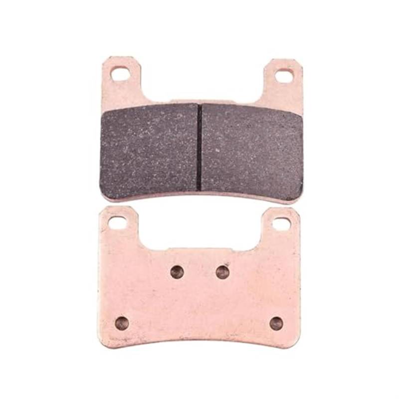 Für Suzuki GSXR600 GSXR 600 GSXR750 GSXR 750 04-05 GSXR1000 GSXR 1000 K4 K5 K6 2004 2005 2006 Bremsbeläge Kits Keramik Gesintert Motorrad Bremsbeläge(1Pair Front Copper) von SDCDKLPEPT