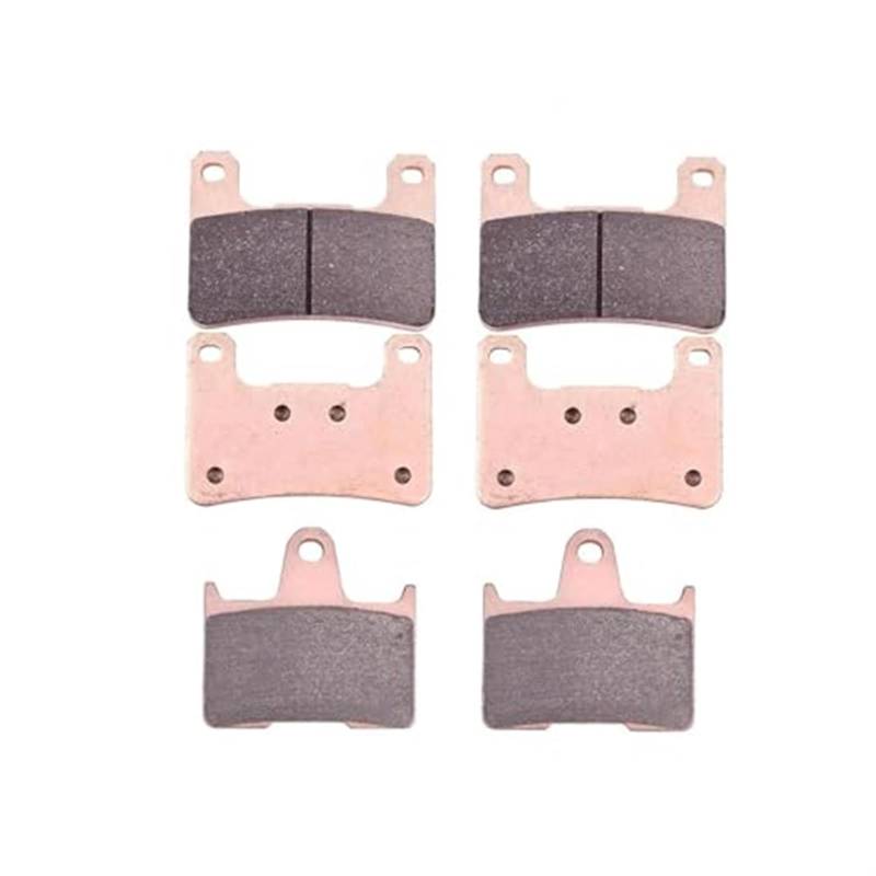 Für Suzuki GSXR600 GSXR 600 GSXR750 GSXR 750 04-05 GSXR1000 GSXR 1000 K4 K5 K6 2004 2005 2006 Bremsbeläge Kits Keramik Gesintert Motorrad Bremsbeläge(1set Copper) von SDCDKLPEPT