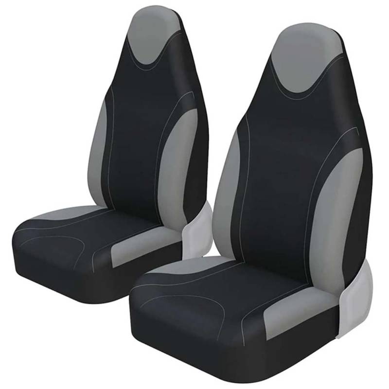 SDDWSDW 2 Teiliges Autositzbezug Set für Kia Proceed GT (CD)/Proceed GT Line (CD) 2015-2025, Schalensitzschoner, Die Vordersitze Schonbezug Auto Innenraum Zubehör,D/Black-Grey von SDDWSDW