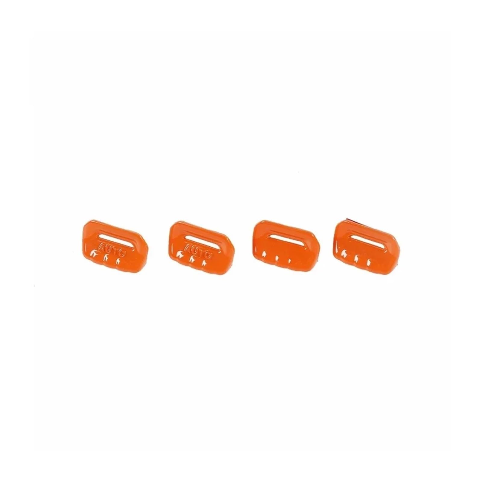 Innenausstattung Für Jeep Für Wrangler JL Für Gladiator JT 2018-2024 Up Auto Fenster Control Button Dekoration Abdeckung Auto Zubehör Innenraum(Orange) von SDFGJIKO