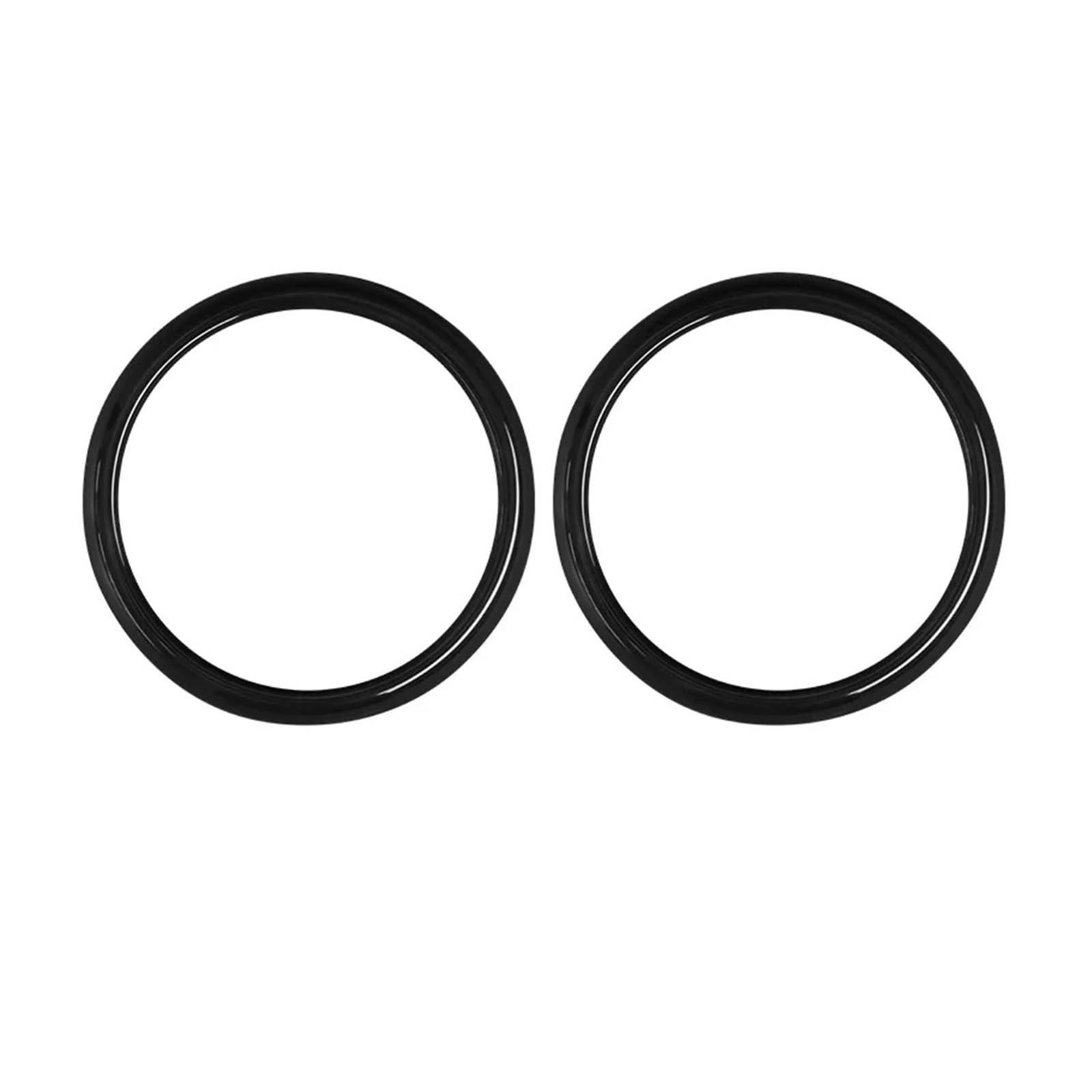 Innenausstattung Für R50 R52 Für R53 2006-2002 Tür Audio Lautsprecher Sound Horn Ring Aufkleber Auto Zubehör Innenraum(Schwarz) von SDFGJIKO