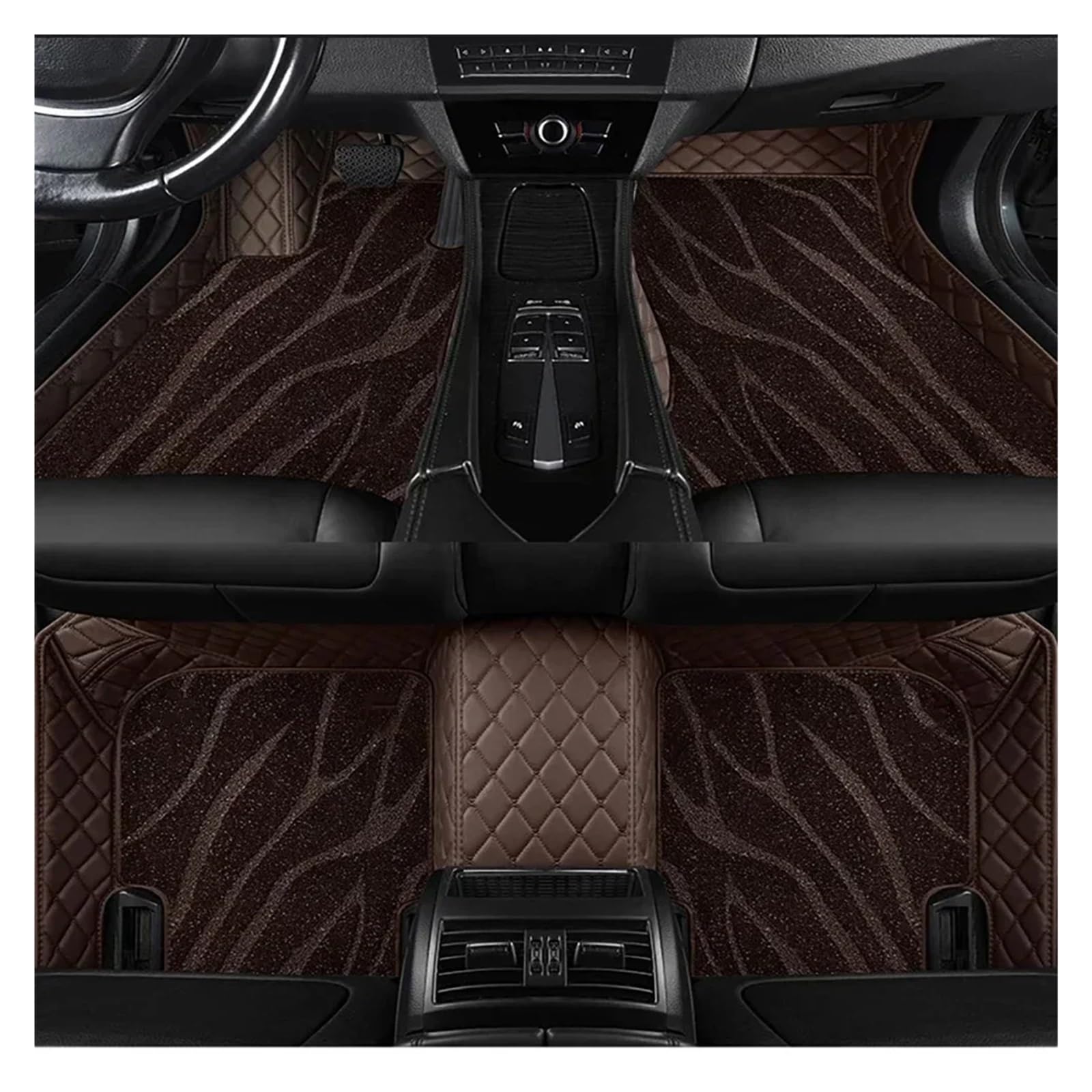 Matten Teppiche Für Hyundai Für Genesis G80 2020-2023 Doppelschichtige Vollflächige Abdeckung Auto-Bodenmatte Autozubehör Autofußmatten(B-Coffee) von SDFGJIKO