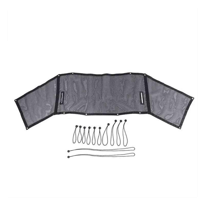 Sonnenschutz Seitenfenster Für Jeep Für Wrangler JK 4 Türen 2007-2017 Auto-Kofferraum-Sonnenschutznetzabdeckung Anti-UV-Sonnenschutz-Isoliernetzzubehör Sonnenblende mit(Schwarz) von SDFGJIKO