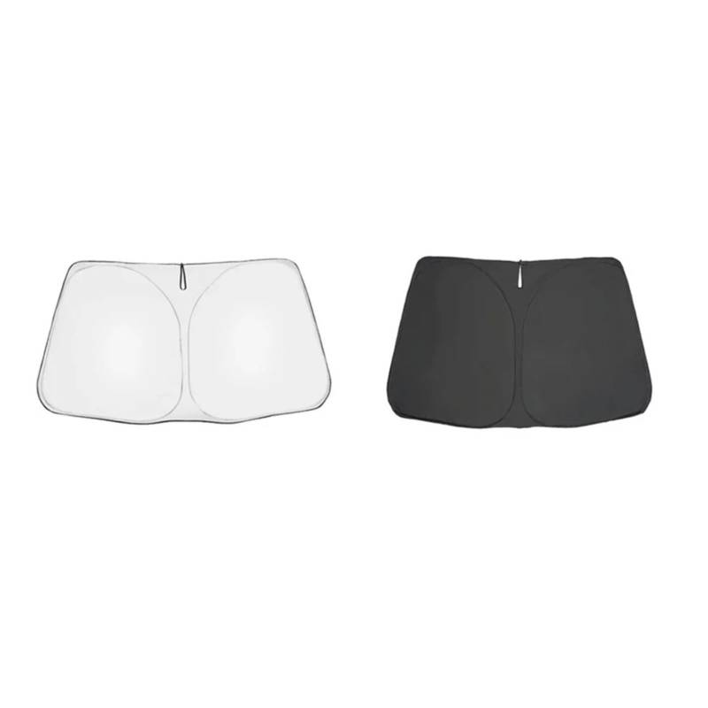 Sonnenschutz Seitenfenster Für VW Für Golf 6 MK6 2008-2014 Auto-Sonnenschutz Frontscheibenvorhang Hinteres Seitenfenster Mesh Sonnenschutzvisier Sonnenblende mit(Silver Front Window) von SDFGJIKO