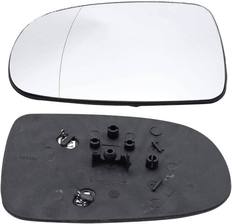Spiegelglas Beheizbar Ersatz für Opel Corsa C 2000 2001 2002 2003 2004 2005 2006, Außenspiegel Glas Umkehrlinse Rückfahrglas mit Trägerplatte Außen Zubehör,Left von SDFSDEPIE