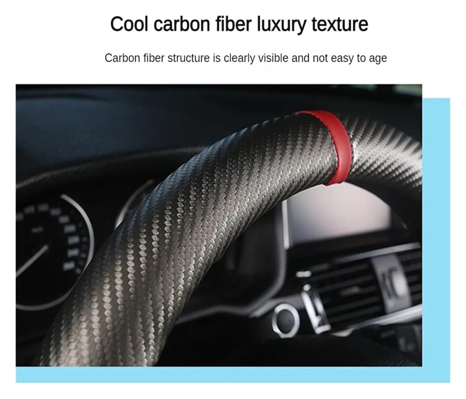 Für 1/2PCS Universal Leder Lenkrad Abdeckung Nette Für Auto 15 Zoll Abdeckung Lenkrad Schutz Auto Lenkrad(Style A 2pcs) von SDHECD