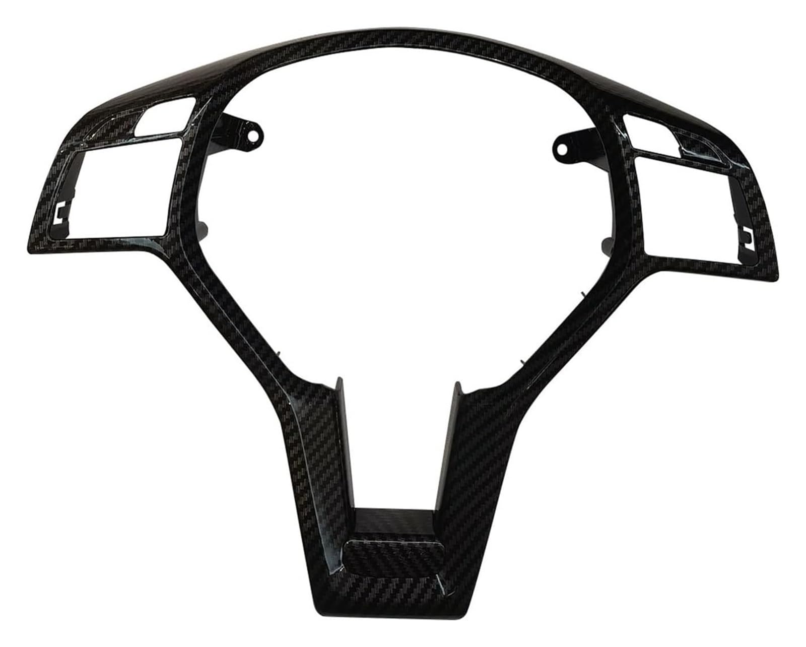 Für A C E GLA CLA Klasse W176 W204 W212 C117 C172 2012-2014 5 Farbe Auto Lenkradrahmen Zierabdeckung AMG Stil Auto Lenkrad(Carbon Fiber 3) von SDHECD