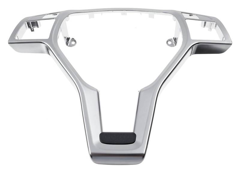 Für A C E GLA CLA Klasse W176 W204 W212 C117 C172 2012-2014 5 Farbe Auto Lenkradrahmen Zierabdeckung AMG Stil Auto Lenkrad(Silber) von SDHECD