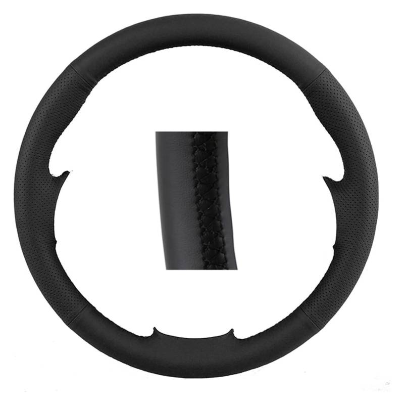 Für E200L GLA CLA GLE C200L C200 C250 C300 Lenkrad Braid Künstliche Leder Auto Lenkrad Abdeckung Auto Lenkrad(Black line) von SDHECD