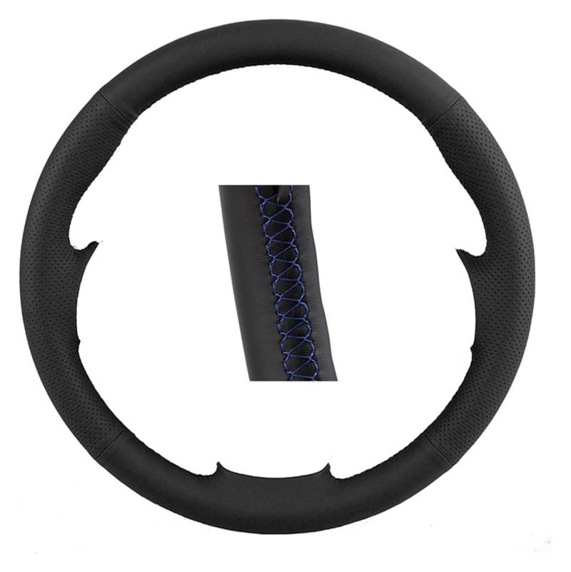 Für E200L GLA CLA GLE C200L C200 C250 C300 Lenkrad Braid Künstliche Leder Auto Lenkrad Abdeckung Auto Lenkrad(Blue line) von SDHECD