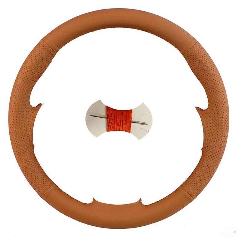 Für E200L GLA CLA GLE C200L C200 C250 C300 Lenkrad Braid Künstliche Leder Auto Lenkrad Abdeckung Auto Lenkrad(Orange) von SDHECD